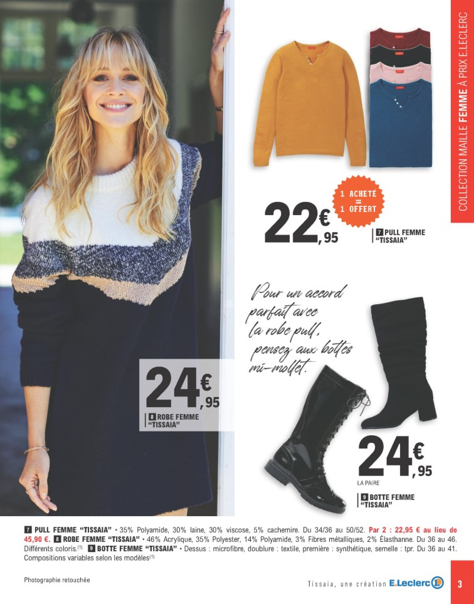 Bottes leclerc top femme