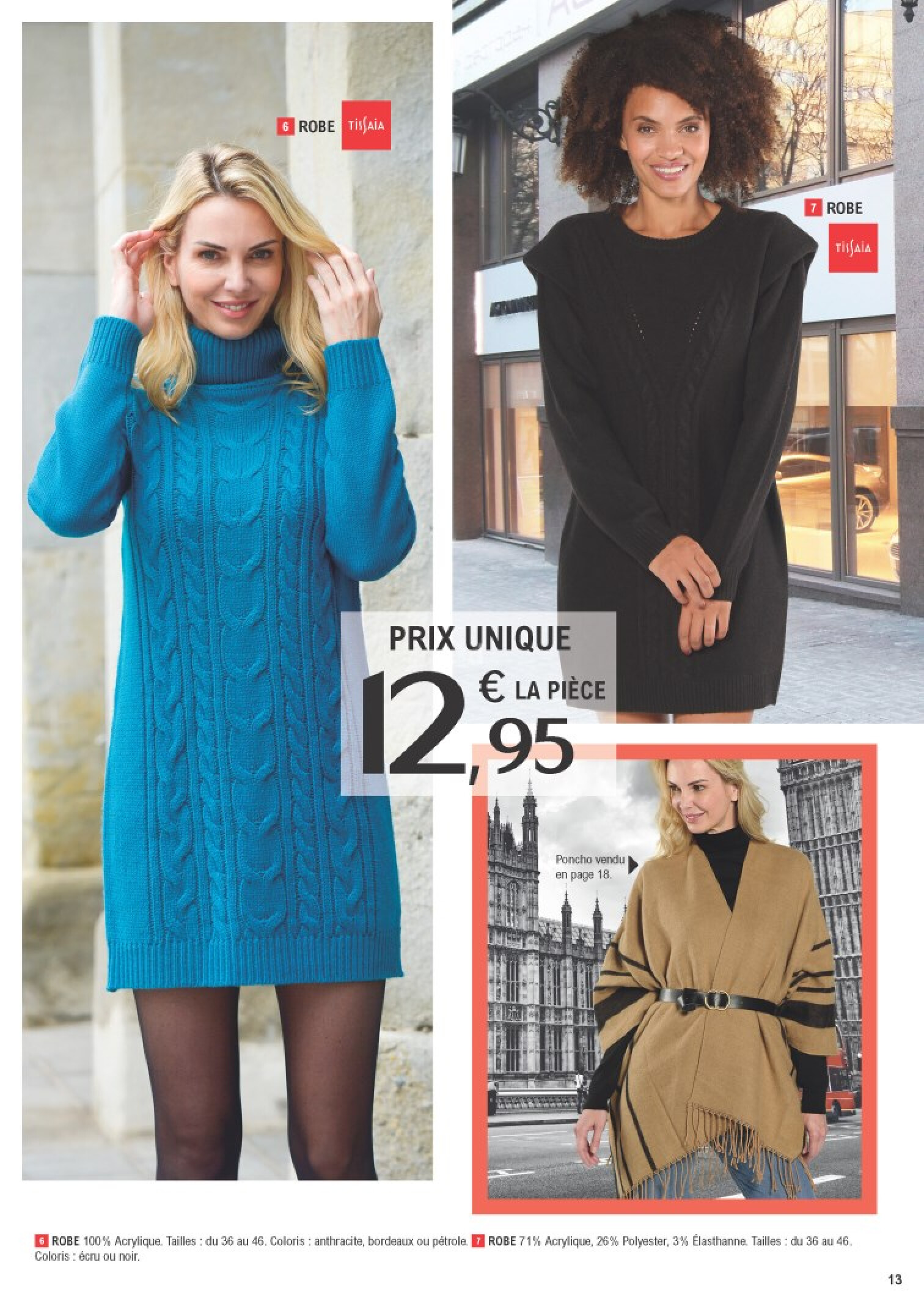 E. LECLERC Tissaia mode automne hiver 2021