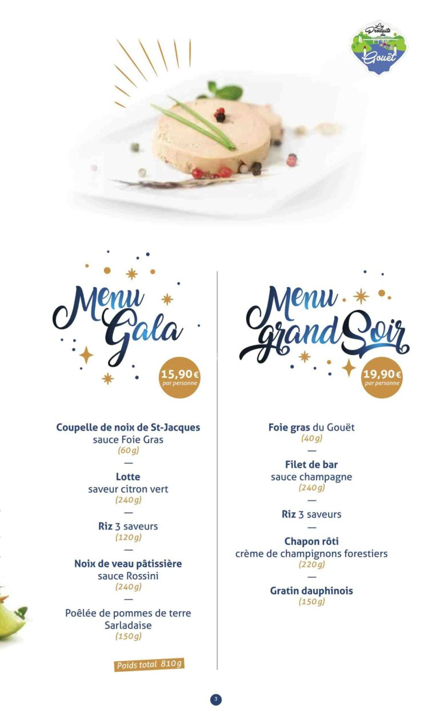 E. LECLERC - Menus de fete 2021