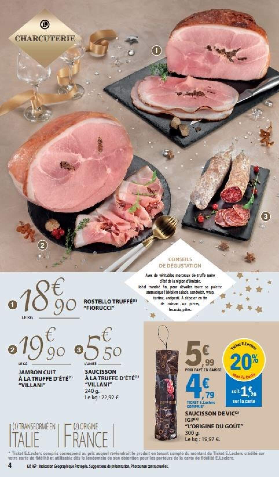 E. LECLERC - Le guide des fetes reussies