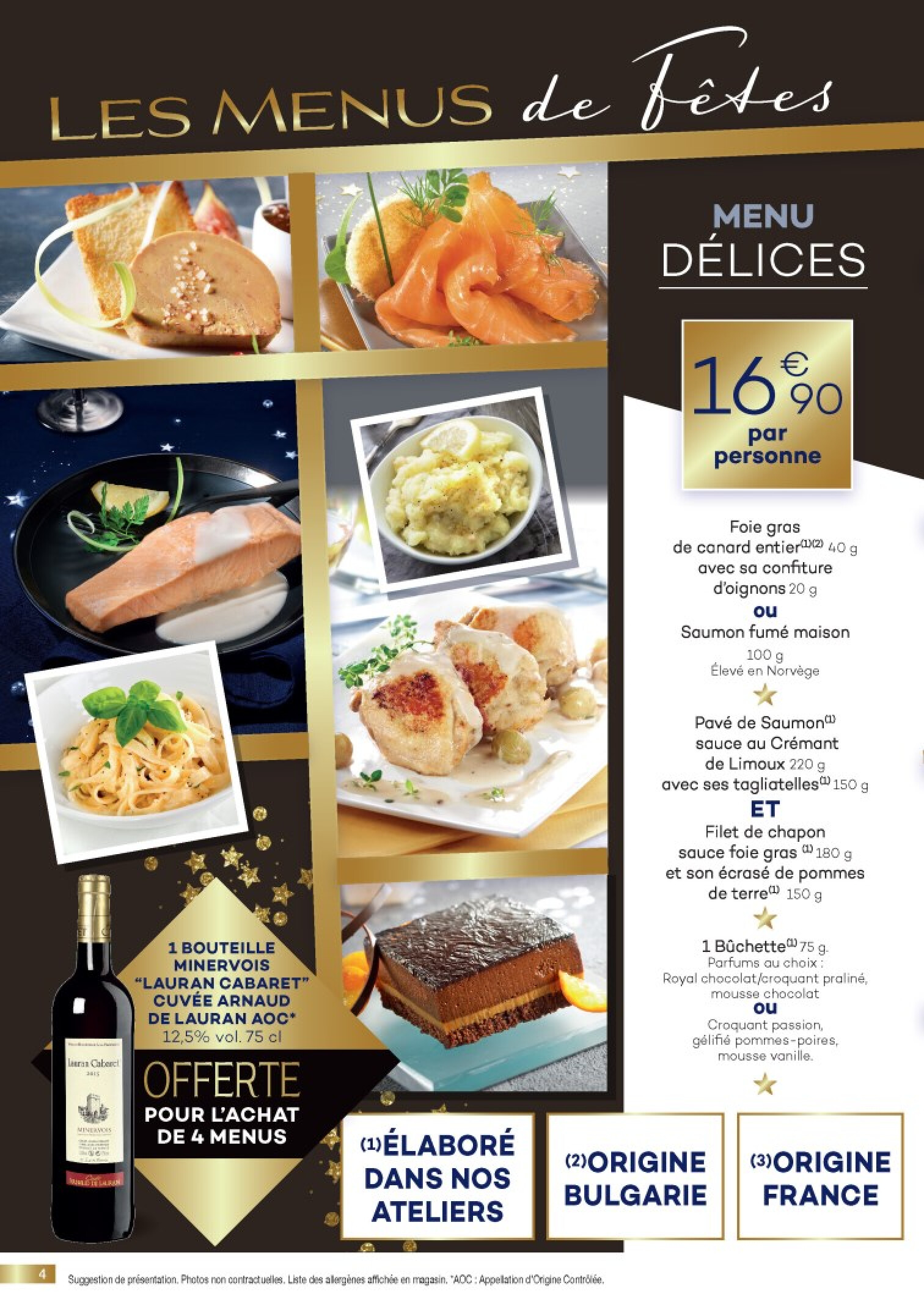 E. LECLERC Carte traiteur festive