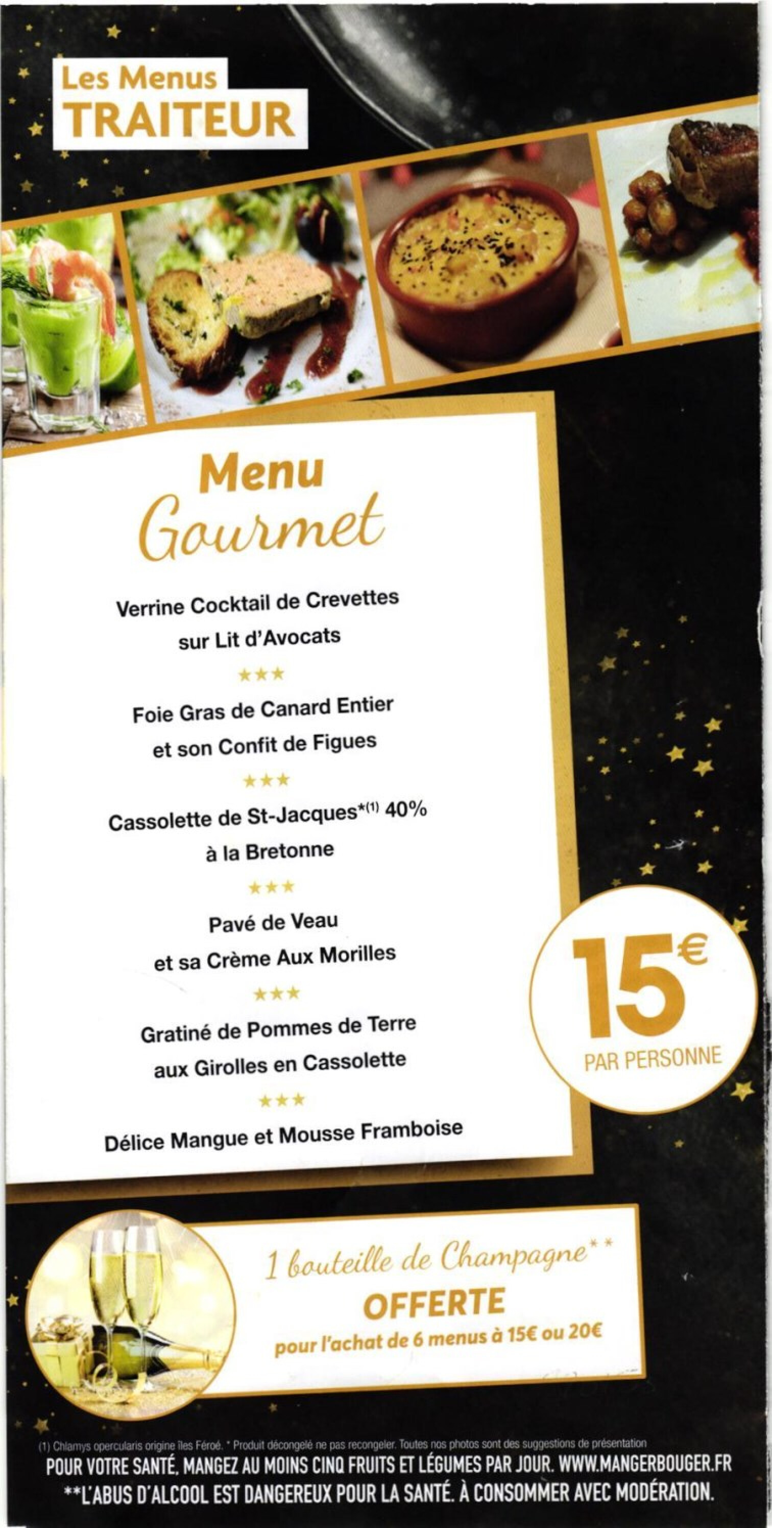 E. LECLERC Menus reveillons noel & nouvel an