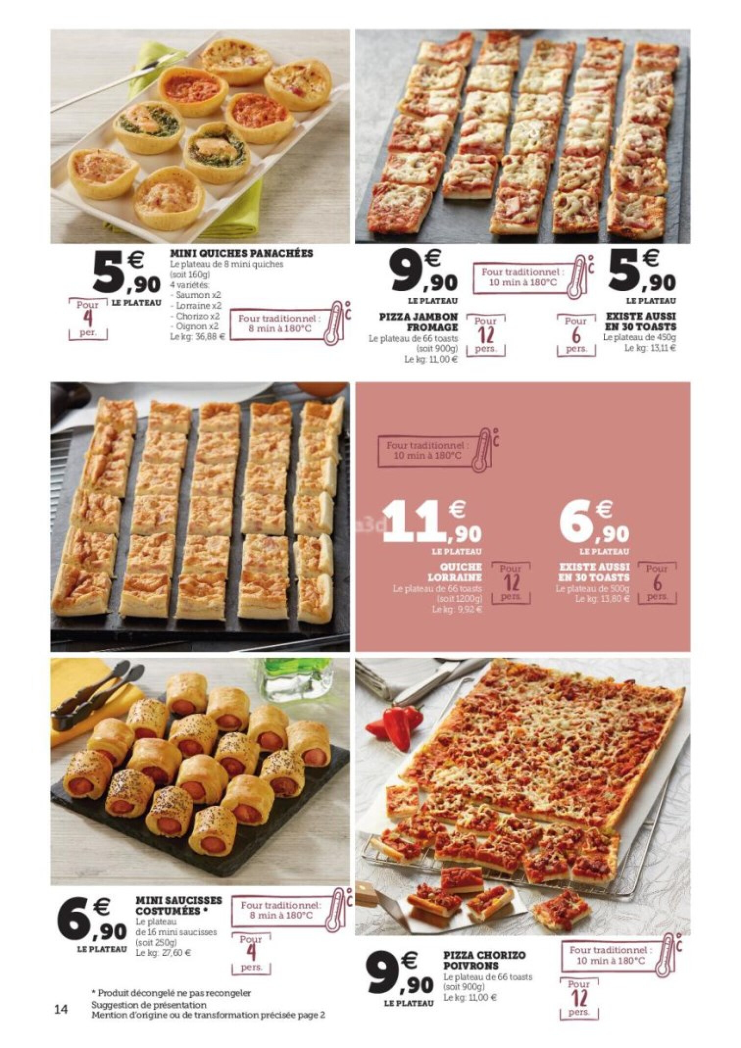 SUPER U U traiteur idees gourmandes a la carte