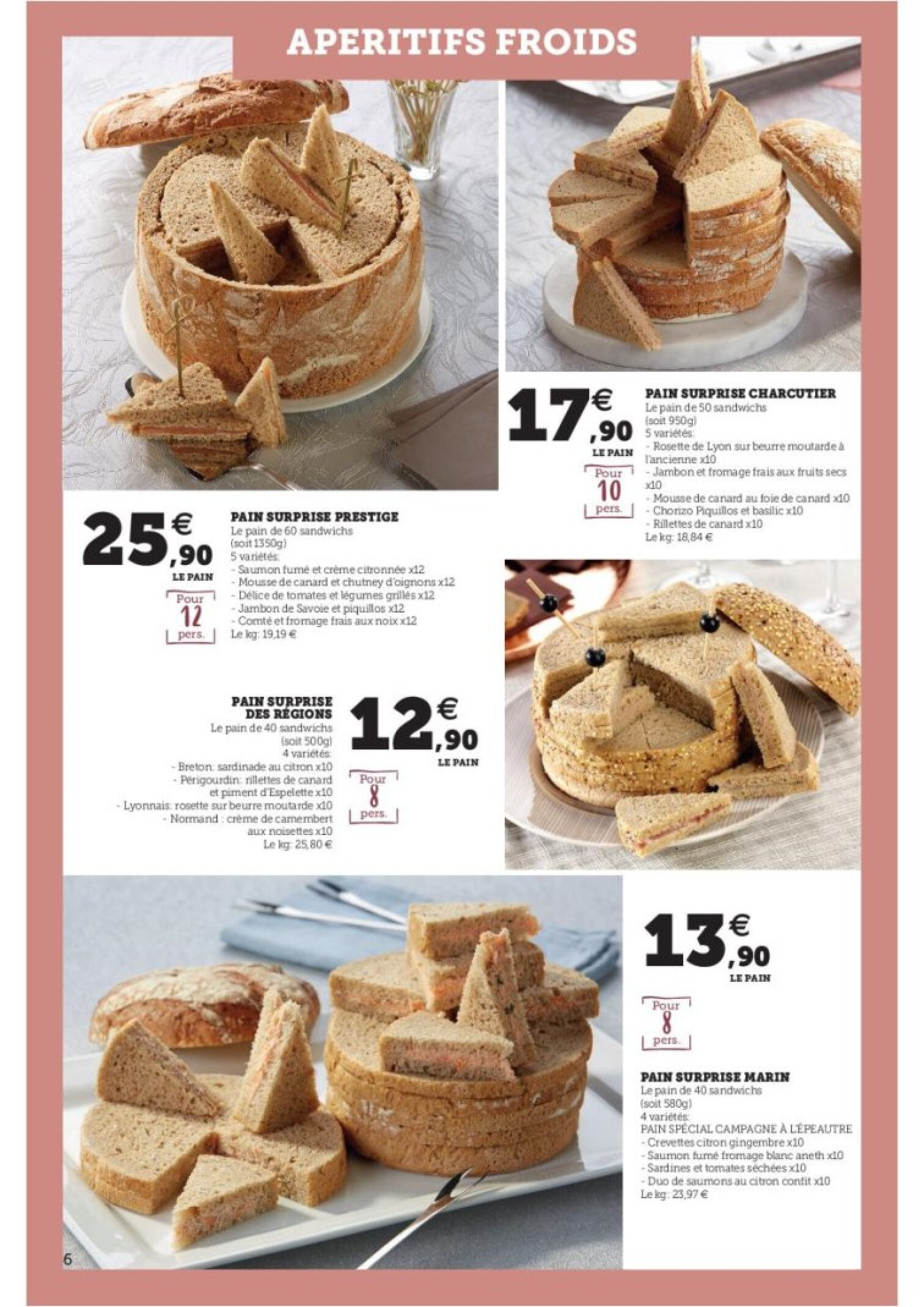 SUPER U U traiteur idees gourmandes a la carte
