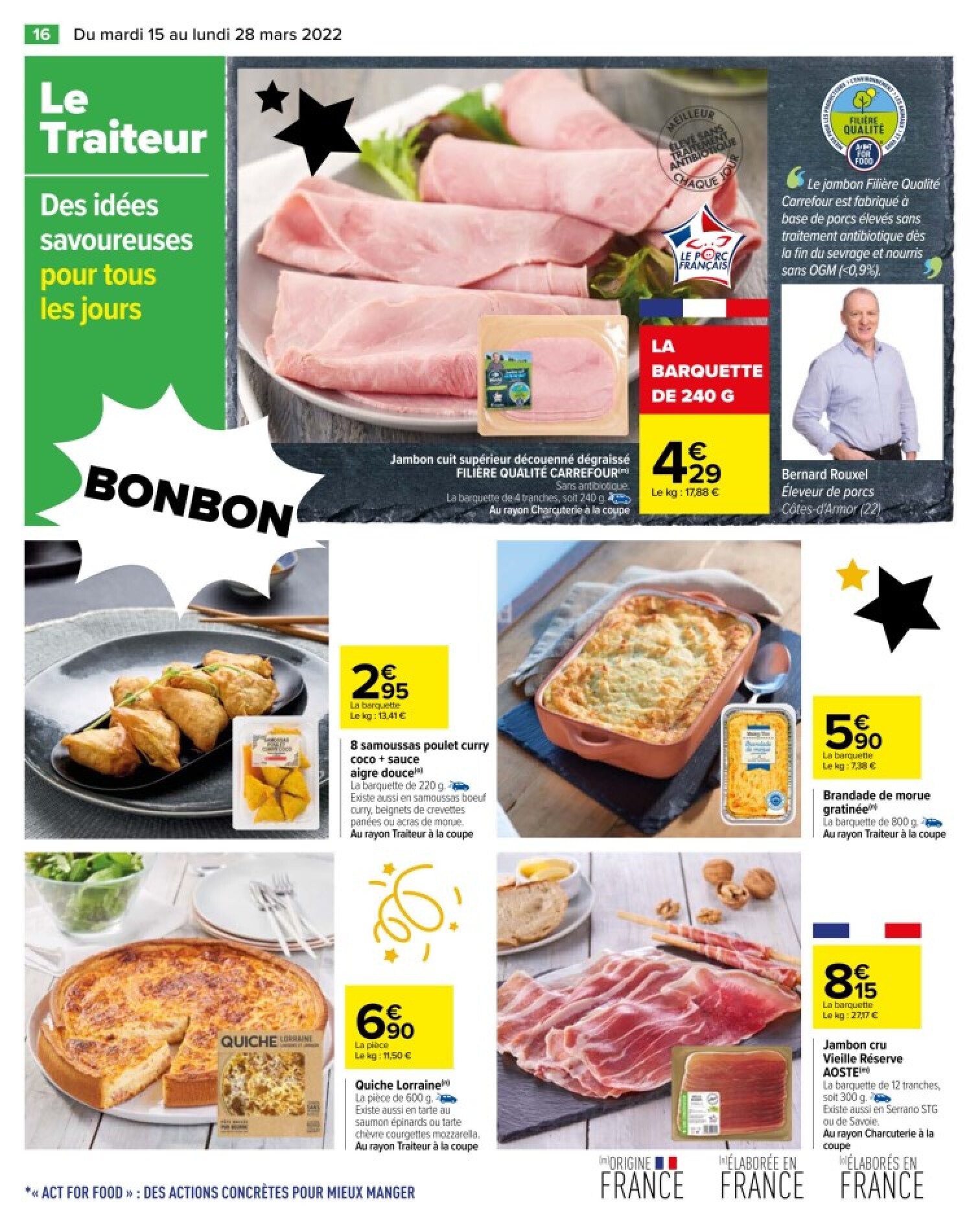 Jambon Serrano STG FILIERE QUALITE CARREFOUR