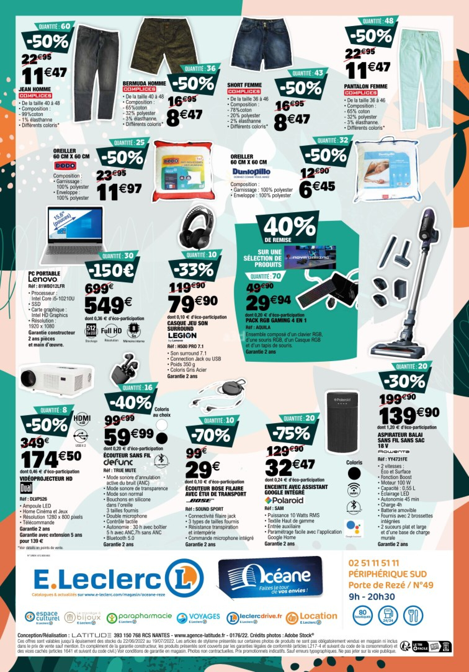E. LECLERC Soldes d'ete