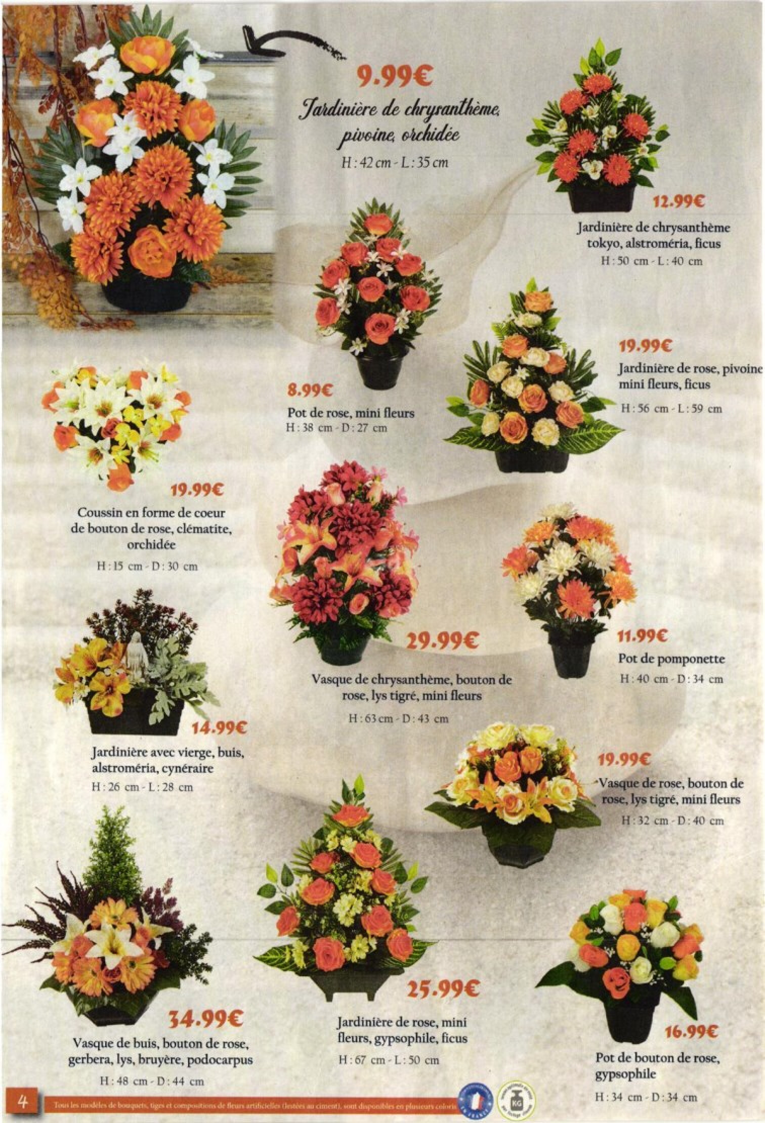 CENTRAKOR - Toussaint fleurs bouquets compositions & accessoires