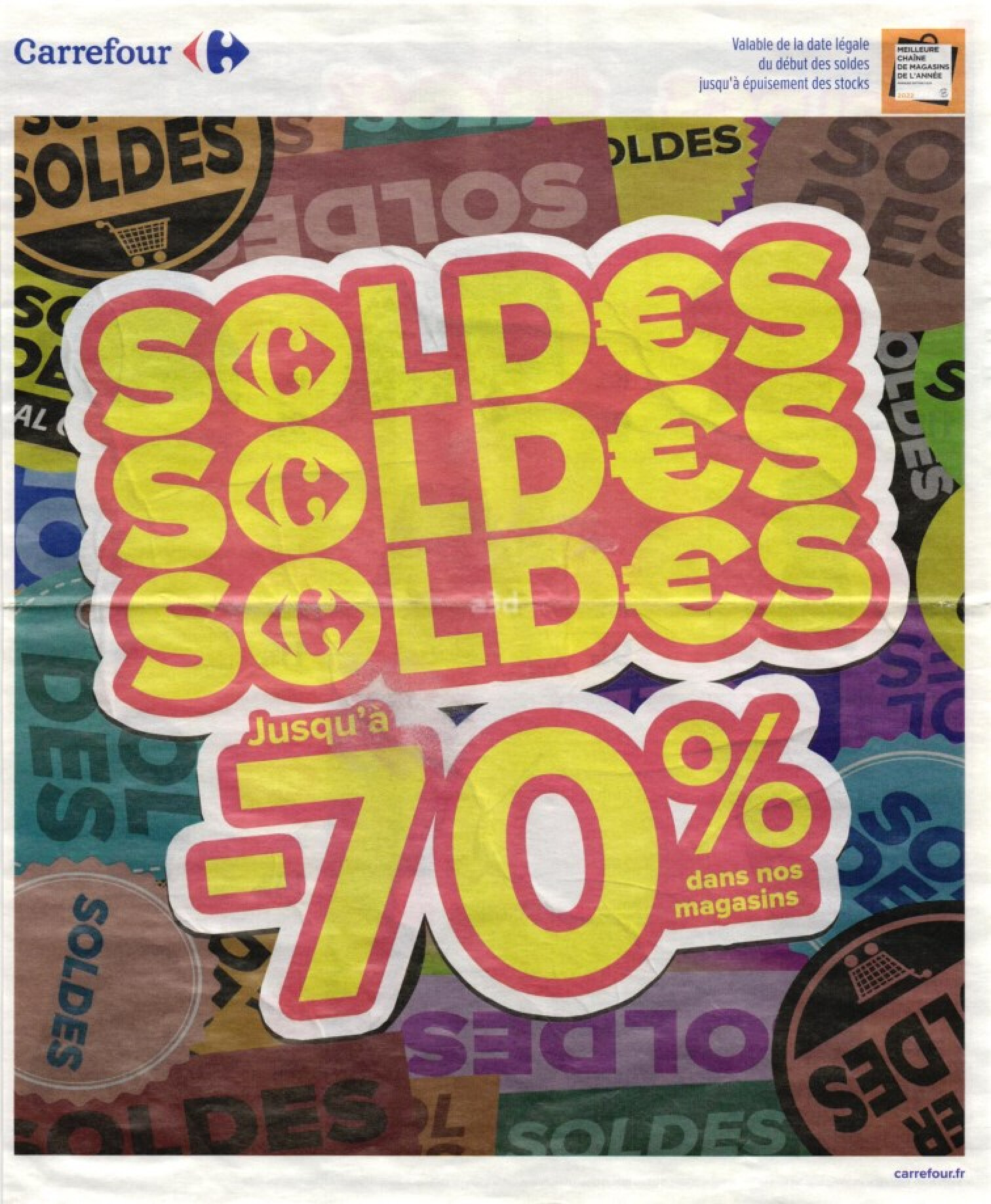 Carrefour vêtements outlet femme soldes