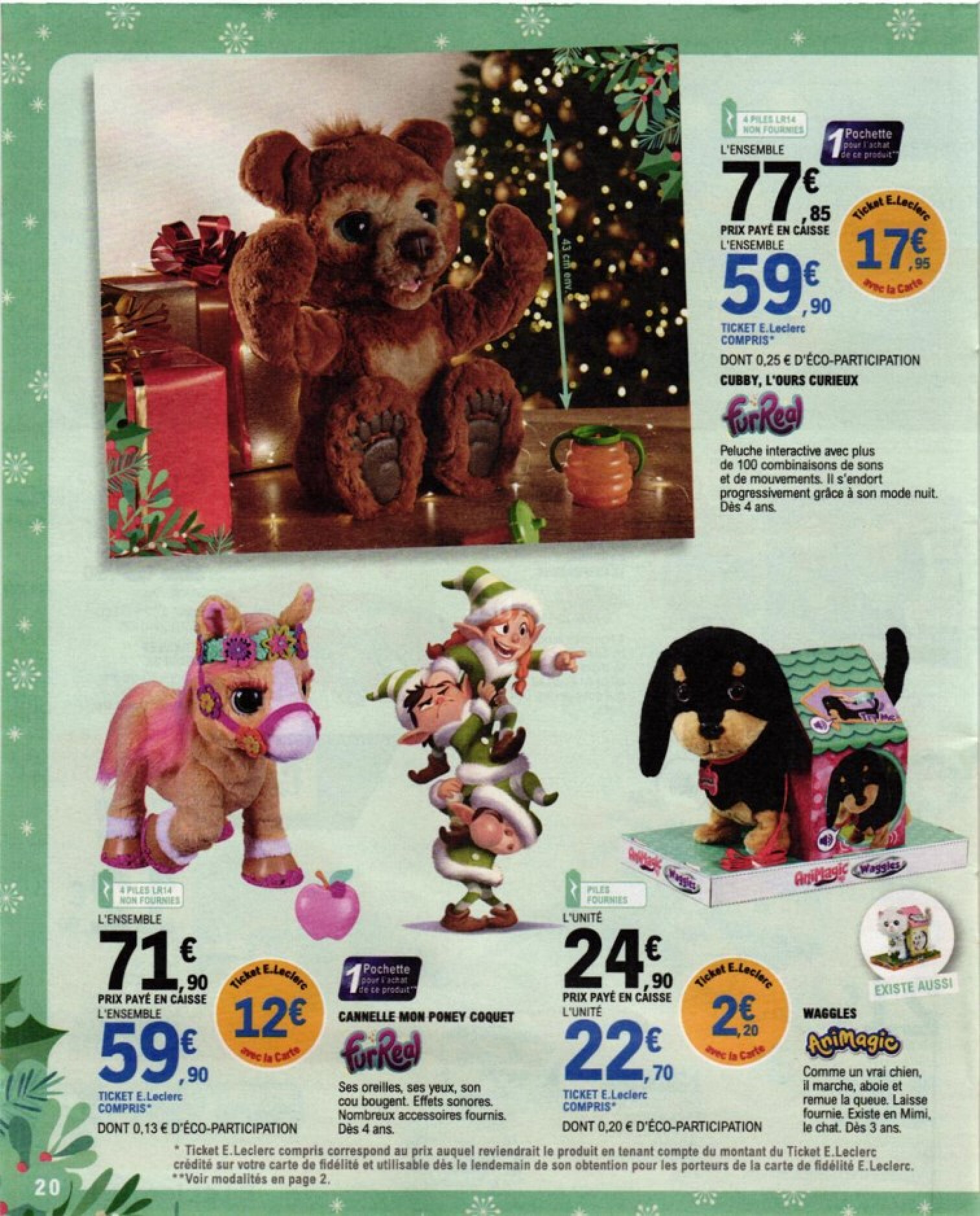 E. LECLERC - Jouets - toute la magie de noel a prix e. leclerc