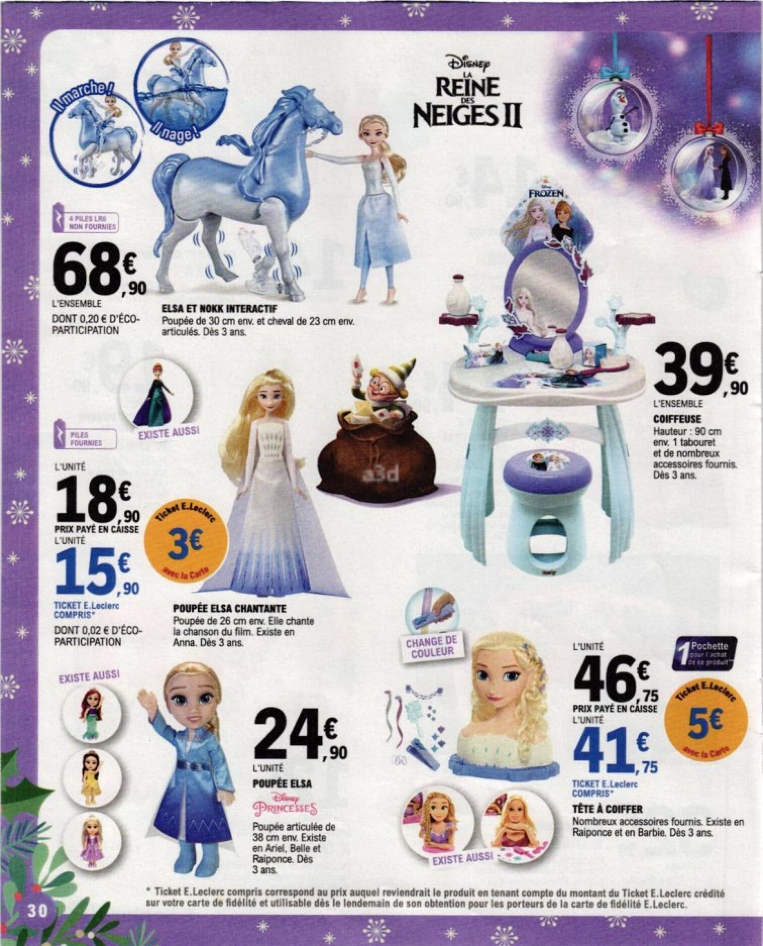 E. LECLERC - Jouets - toute la magie de noel a prix e. leclerc