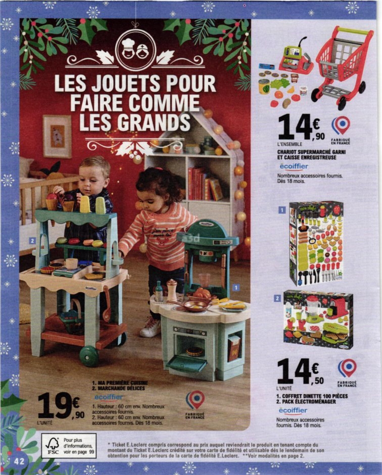 E. LECLERC - Jouets - toute la magie de noel a prix e. leclerc