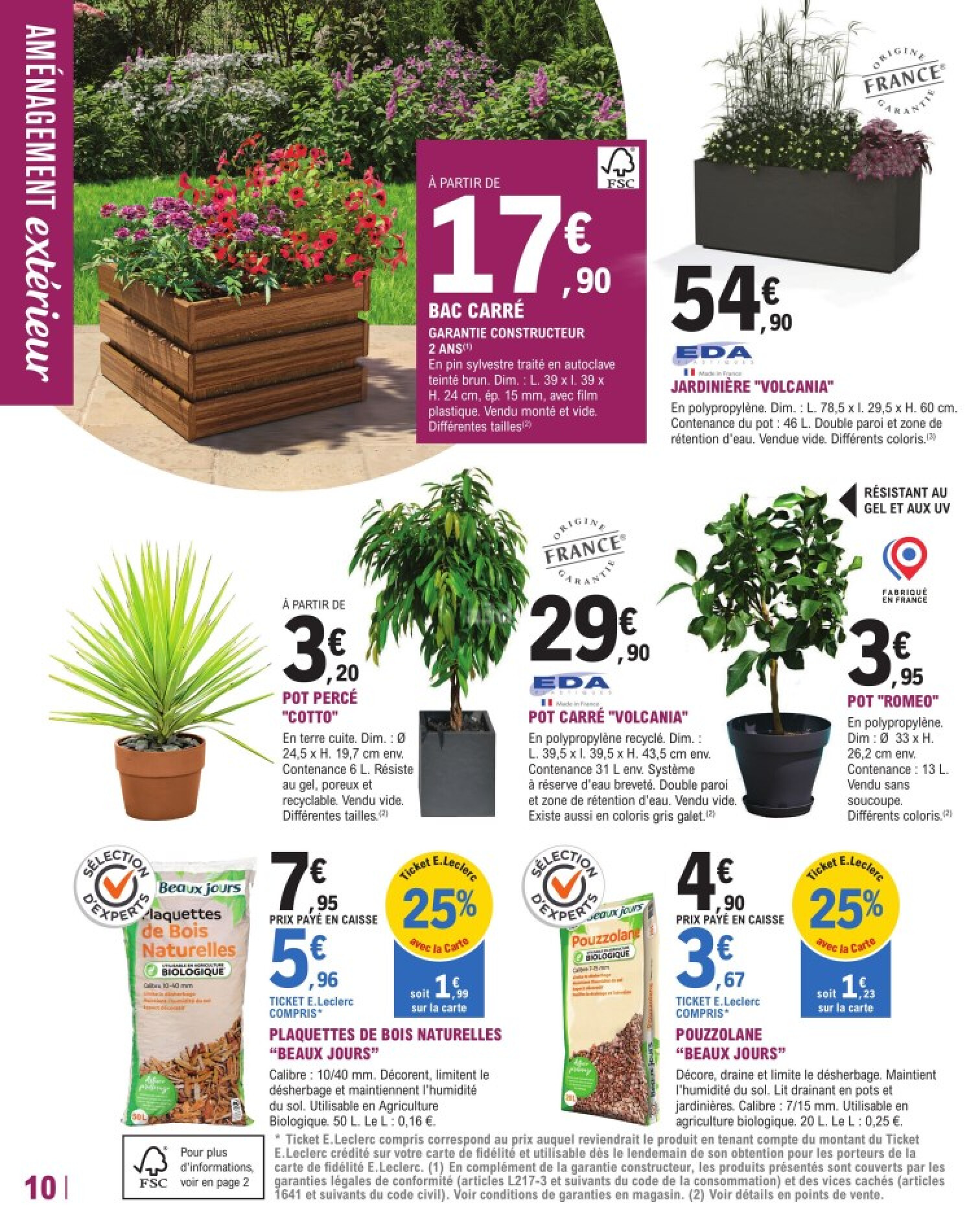 JARDI LECLERC Preparez l'arrivee du printemps a prix e. leclerc