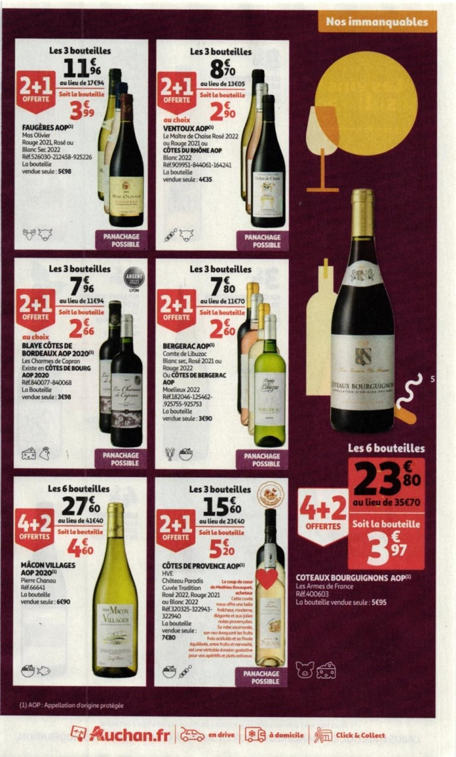 AUCHAN La foire aux vins