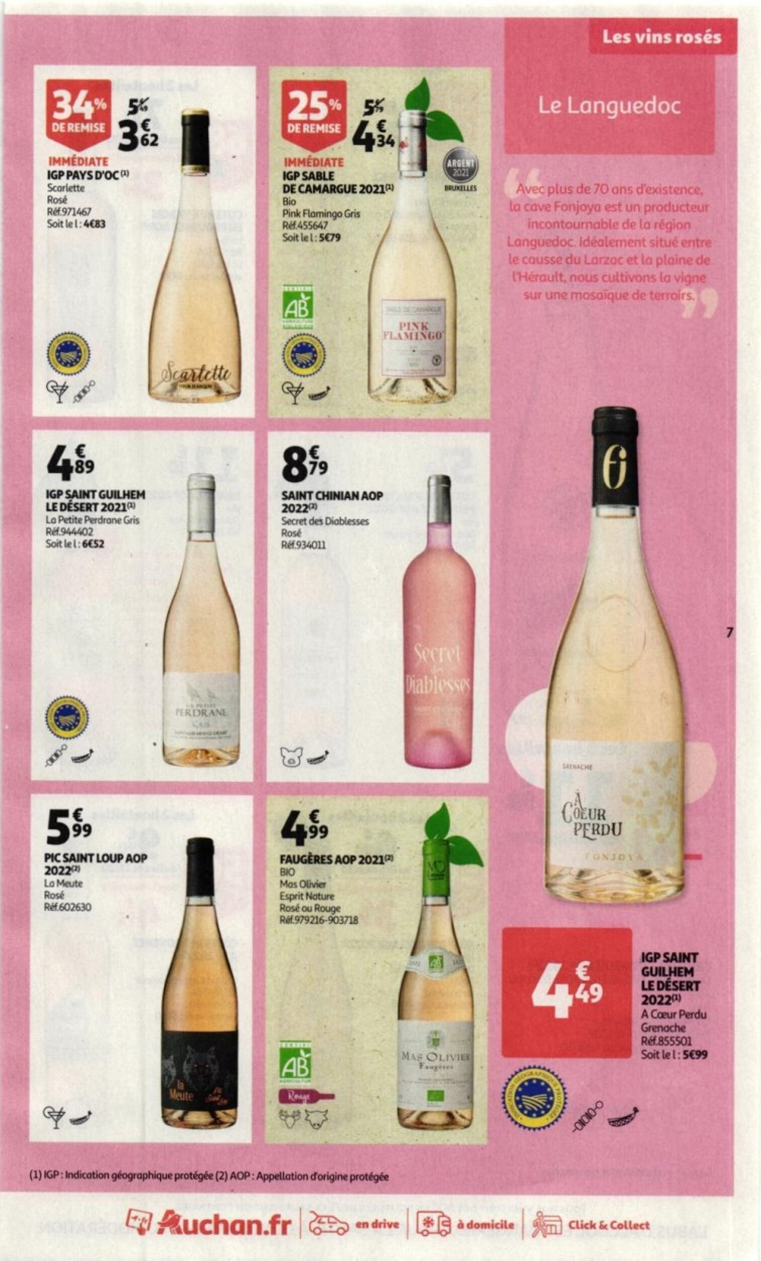 AUCHAN La foire aux vins