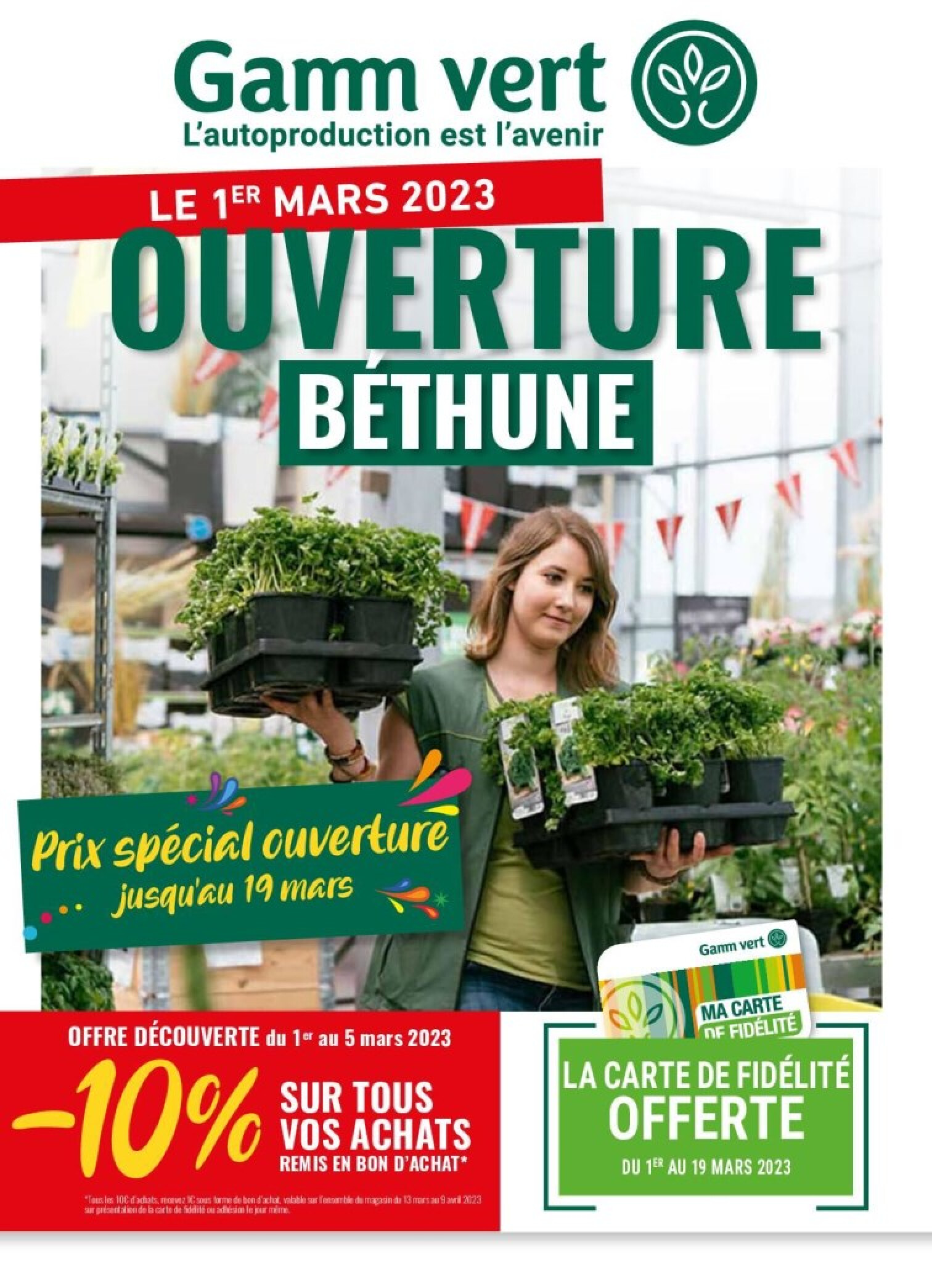 GAMM VERT Ouverture bethune
