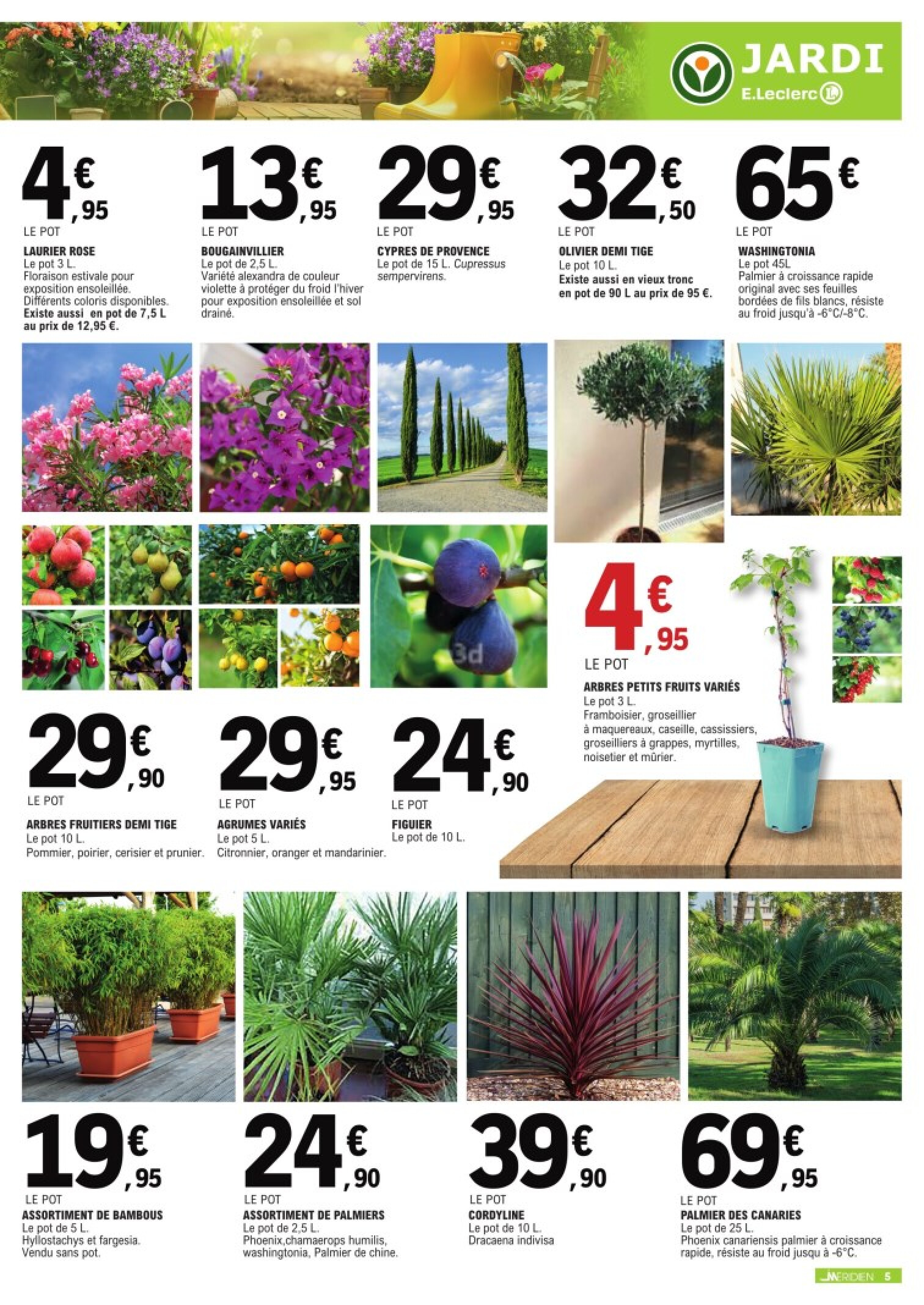 JARDI LECLERC La selection pour vos plantations