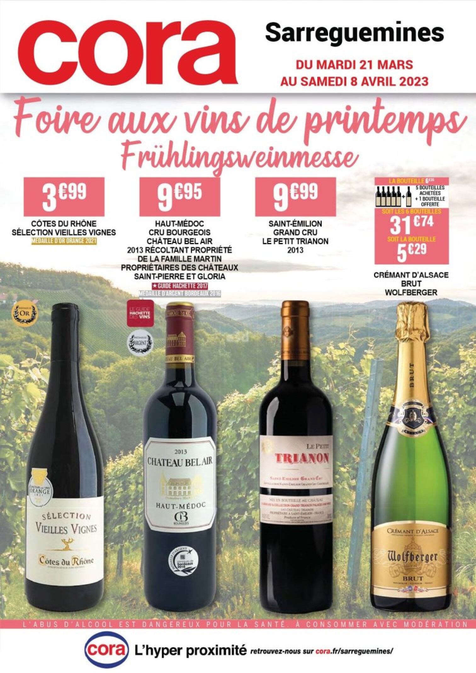 CORA Foire aux vins de printemps