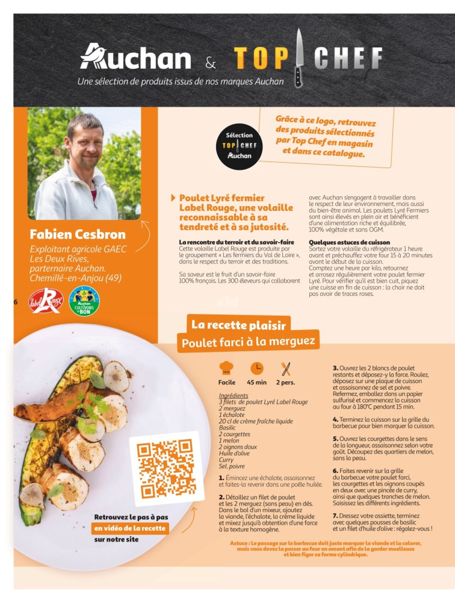 AUCHAN Auchan s'associe a top chef