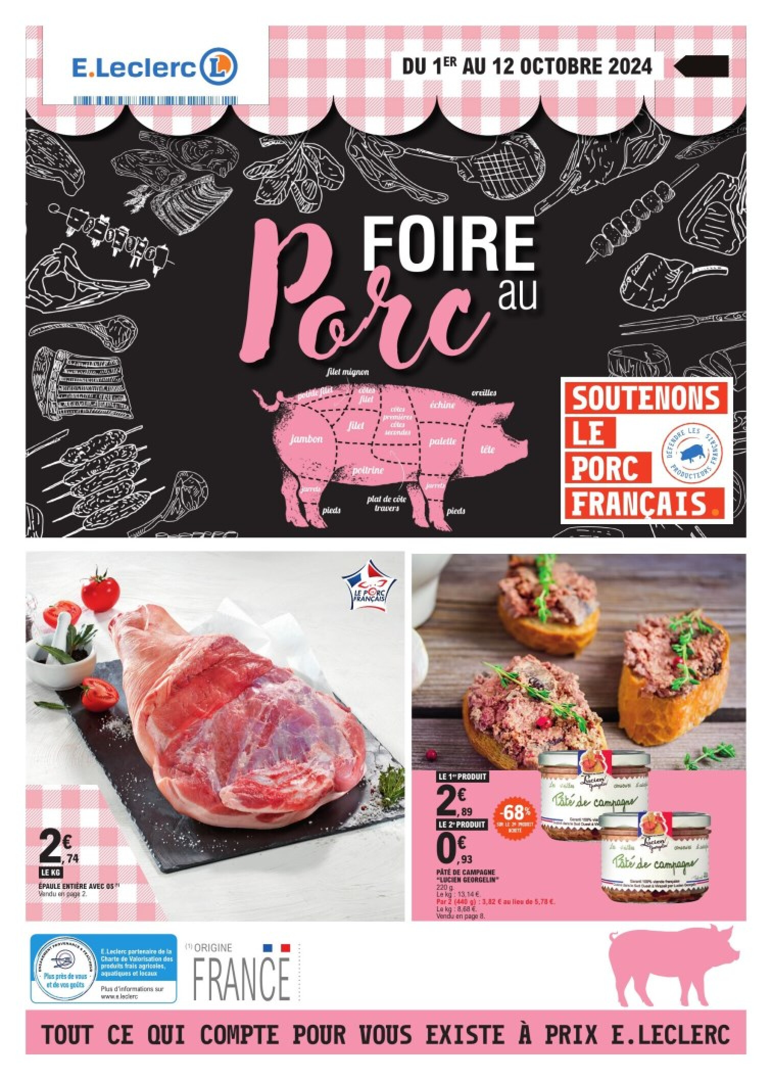 E. LECLERC Foire au porc